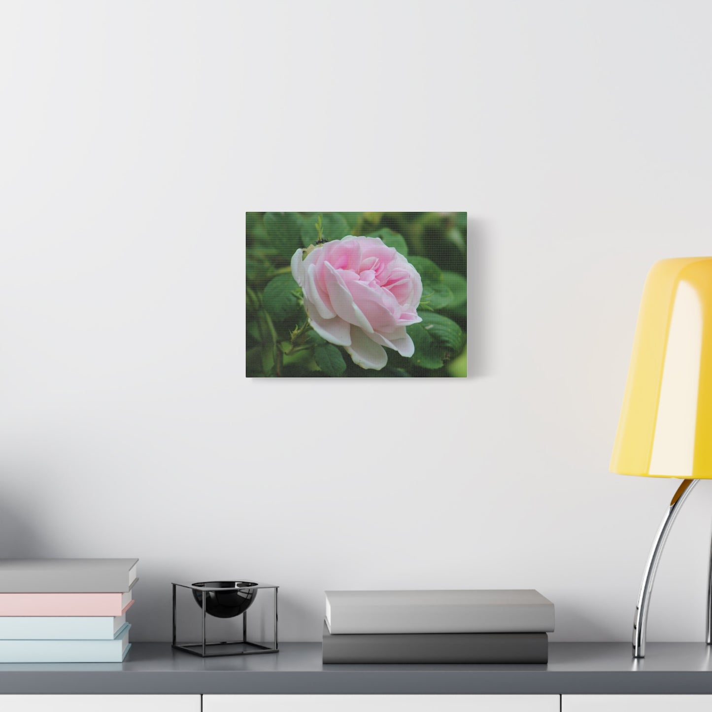Floral Canvas Art Print, Beautiful Pink Rose, Wall Decor, Gift for Flower Lovers, Home Decoration, Living Room Art